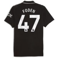 Manchester City PUMA Authentic Away Shirt 2025-26 with Foden 47 printing