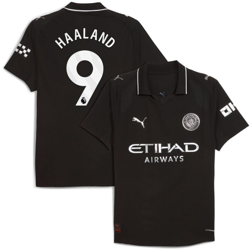 A2B image: manchester-city-puma-authentic-away-shirt-2025-26-with-haaland-9-printing Manchester City PUMA Authentic Away Shirt 2025-26 with Haaland 9 printing