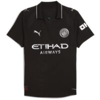 Manchester City PUMA Authentic Away Shirt 2025-26 with Marmoush 7 printing