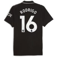 Manchester City PUMA Authentic Away Shirt 2025-26 with Rodrigo 16 printing