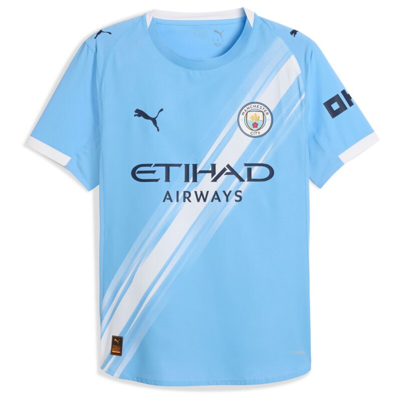 Manchester City PUMA Authentic Home Replica Shirt 2025-26