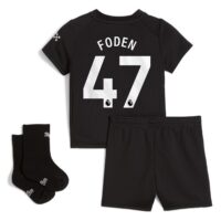 Manchester City PUMA Away Babykit 2025-26 with Foden 47 printing