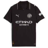 Manchester City PUMA Away Shirt 2025-26 - Kids with Foden 47 printing