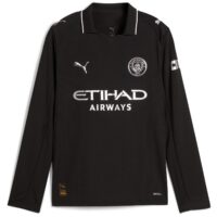 Manchester City PUMA Away Shirt 2025-26 - Long Sleeve - Kids with Rodrigo 16 printing