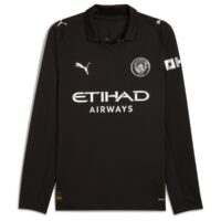 Manchester City PUMA Away Shirt 2025-26 - Long Sleeve with Marmoush 7 printing