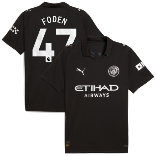 Manchester City PUMA Away Shirt 2025-26 with Foden 47 printing