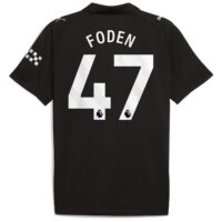 Manchester City PUMA Away Shirt 2025-26 with Foden 47 printing