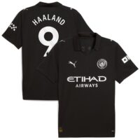 A2B image: manchester-city-puma-away-shirt-2025-26-with-haaland-9-printing Manchester City PUMA Away Shirt 2025-26 with Haaland 9 printing