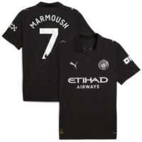 Manchester City PUMA Away Shirt 2025-26 with Marmoush 7 printing