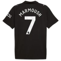 Manchester City PUMA Away Shirt 2025-26 with Marmoush 7 printing