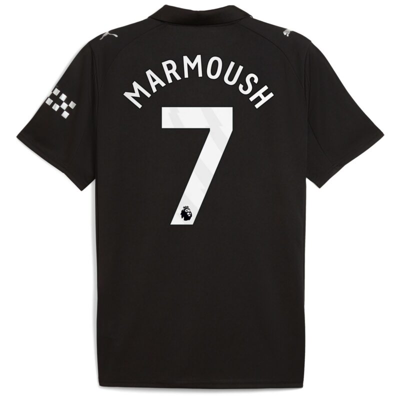 Manchester City PUMA Away Shirt 2025-26 with Marmoush 7 printing