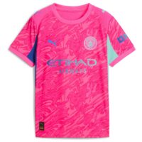 Manchester City PUMA Goalkeeper Shirt 2025-26 - Pink - Kids