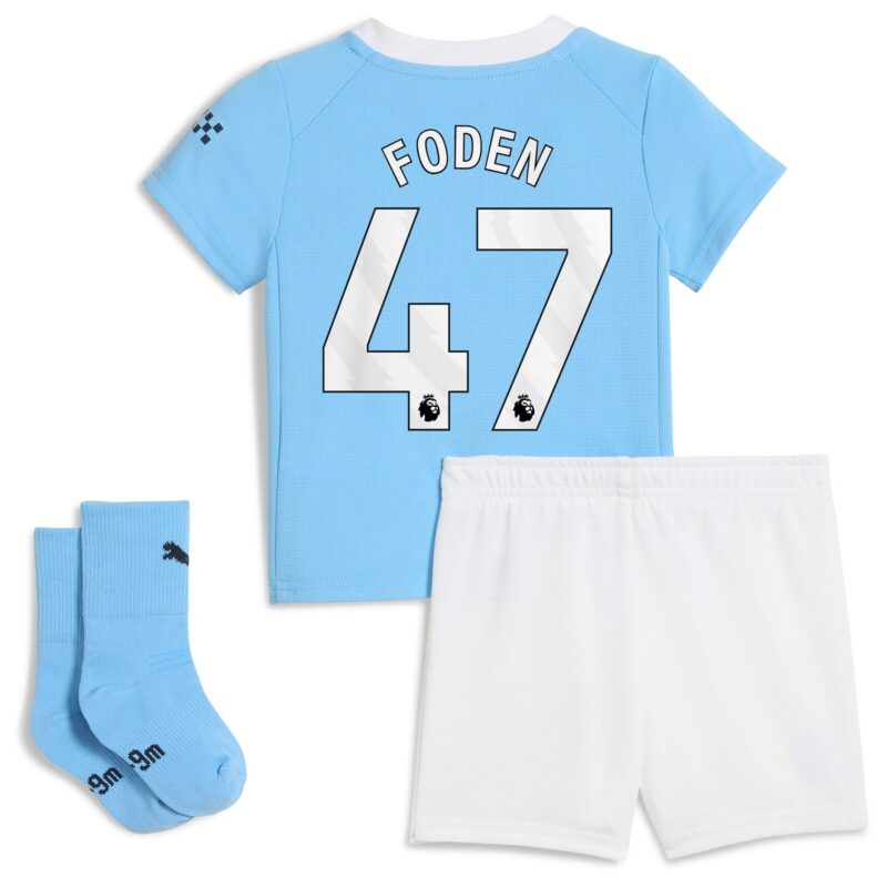 Manchester City PUMA Home Babykit 2025-26 with Foden 47 printing