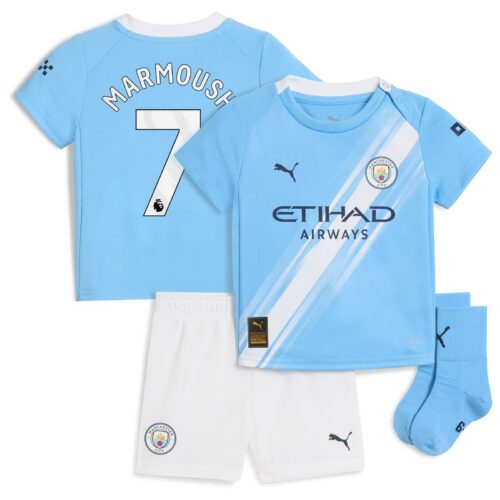 A2B image: manchester-city-puma-home-babykit-2025-26-with-marmoush-7-printing Manchester City PUMA Home Babykit 2025-26 with Marmoush 7 printing