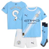A2B image: manchester-city-puma-home-minikit-2025-26-with-haaland-9-printing Manchester City PUMA Home Minikit 2025-26 with Haaland 9 printing