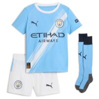 Manchester City PUMA Home Minikit 2025-26 with Marmoush 7 printing