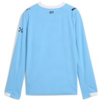 A2B image: manchester-city-puma-home-shirt-2025-26-long-sleeve-kids Manchester City PUMA Home Shirt 2025-26 - Long Sleeve - Kids