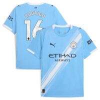 A2B image: manchester-city-puma-home-shirt-2025-26-with-rodrigo-16-printing Manchester City PUMA Home Shirt 2025-26 with Rodrigo 16 printing