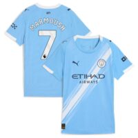 Manchester City PUMA Home Shirt 2025-26 - Womens with Marmoush 7 printing