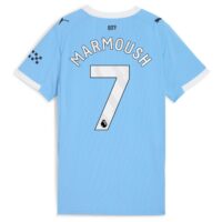 Manchester City PUMA Home Shirt 2025-26 - Womens with Marmoush 7 printing