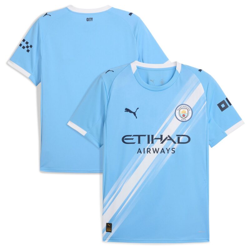 A2B image: manchester-city-puma-home-replica-shirt-2025-26 Manchester City PUMA Home Replica Shirt 2025-26