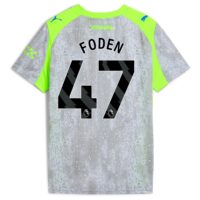 Manchester City PUMA Third Shirt 2025-26 - Kids with Foden 47 printing