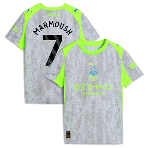 A2B image: manchester-city-puma-third-shirt-2025-26-kids-with-marmoush-7-printing Manchester City PUMA Third Shirt 2025-26 - Kids with Marmoush 7 printing