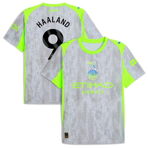A2B image: manchester-city-puma-third-shirt-2025-26-with-haaland-9-printing Manchester City PUMA Third Shirt 2025-26 with Haaland 9 printing