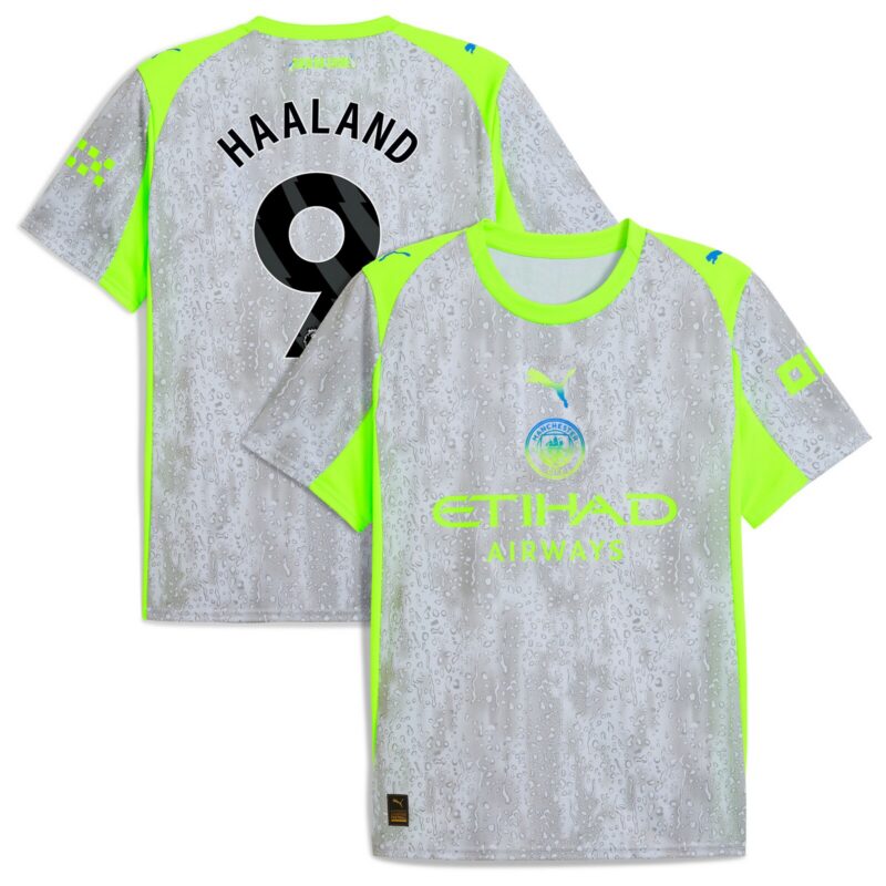 A2B image: manchester-city-puma-third-shirt-2025-26-with-haaland-9-printing Manchester City PUMA Third Shirt 2025-26 with Haaland 9 printing