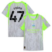 A2B image: manchester-city-puma-third-shirt-2025-26-womens-with-foden-47-printing Manchester City PUMA Third Shirt 2025-26 - Womens with Foden 47 printing