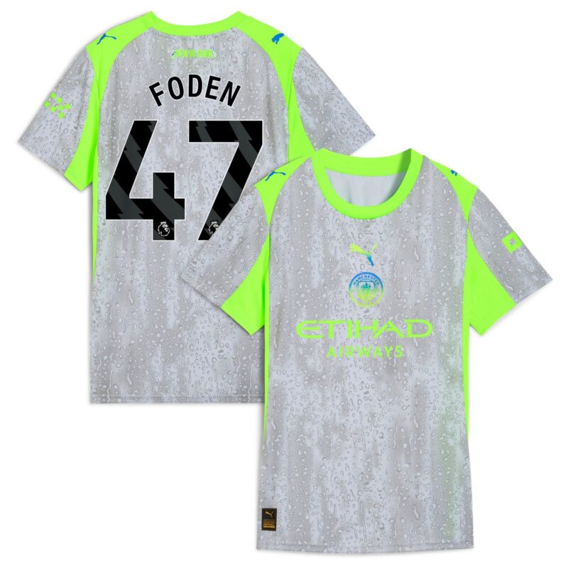 A2B image: manchester-city-puma-third-shirt-2025-26-womens-with-foden-47-printing Manchester City PUMA Third Shirt 2025-26 - Womens with Foden 47 printing