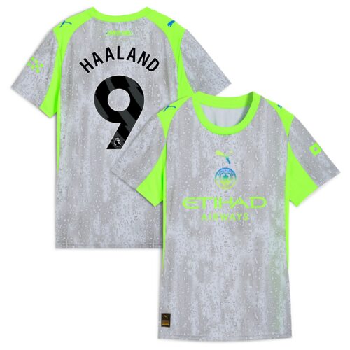 A2B image: manchester-city-puma-third-shirt-2025-26-womens-with-haaland-9-printing Manchester City PUMA Third Shirt 2025-26 - Womens with Haaland 9 printing