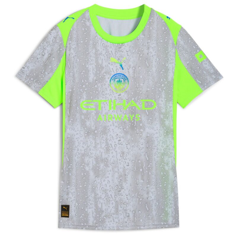 Manchester City PUMA Third Shirt 2025-26 - Womens with Haaland 9 printing