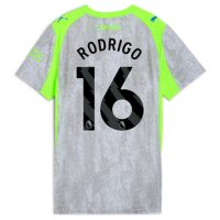 Manchester City PUMA Third Shirt 2025-26 - Womens with Rodrigo 16 printing