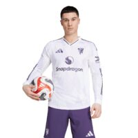 Manchester United adidas Away Authentic Replica Shirt 2025-26 - Long Sleeve