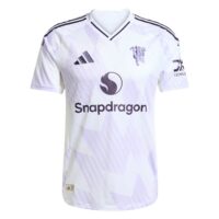 Manchester United adidas Away Authentic Shirt 2025-26 with Mbeumo 19 printing