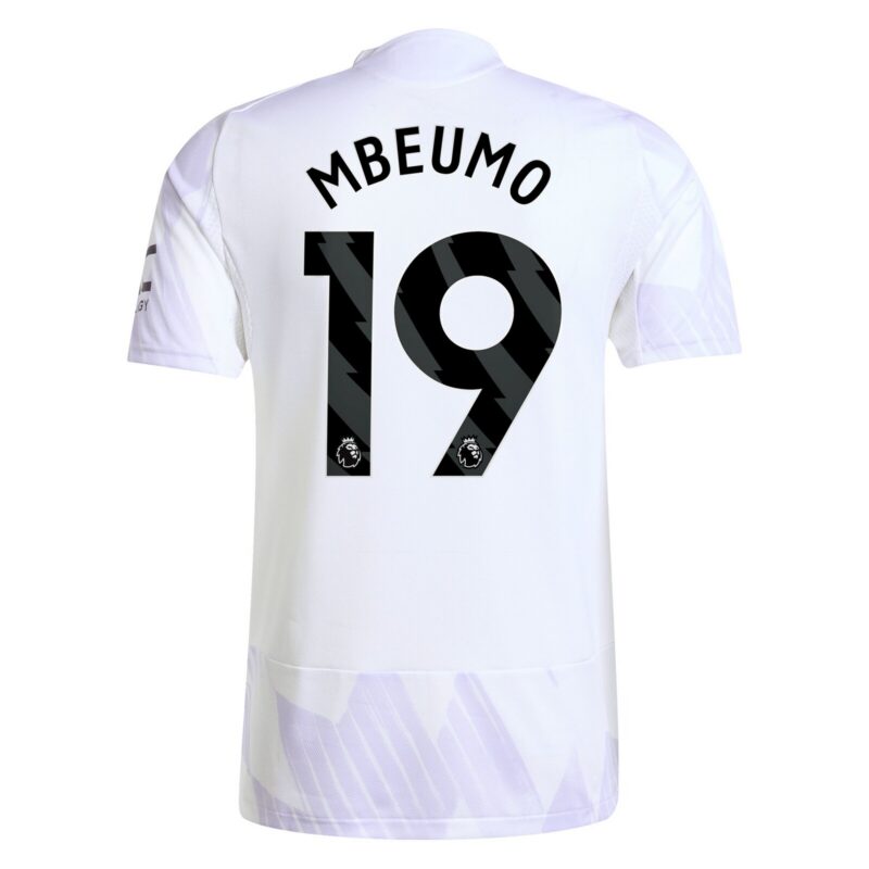 Manchester United adidas Away Authentic Shirt 2025-26 with Mbeumo 19 printing