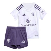 A2B image: manchester-united-adidas-away-babykit-2025-26-with-sesko-30-printing Manchester United adidas Away Babykit 2025-26 with Šeško 30 printing
