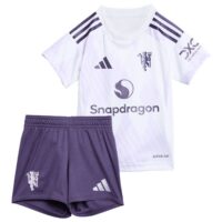 A2B image: manchester-united-adidas-away-babykit-2025-26-with-mainoo-37-printing Manchester United adidas Away Babykit 2025-26 with Mainoo 37 printing