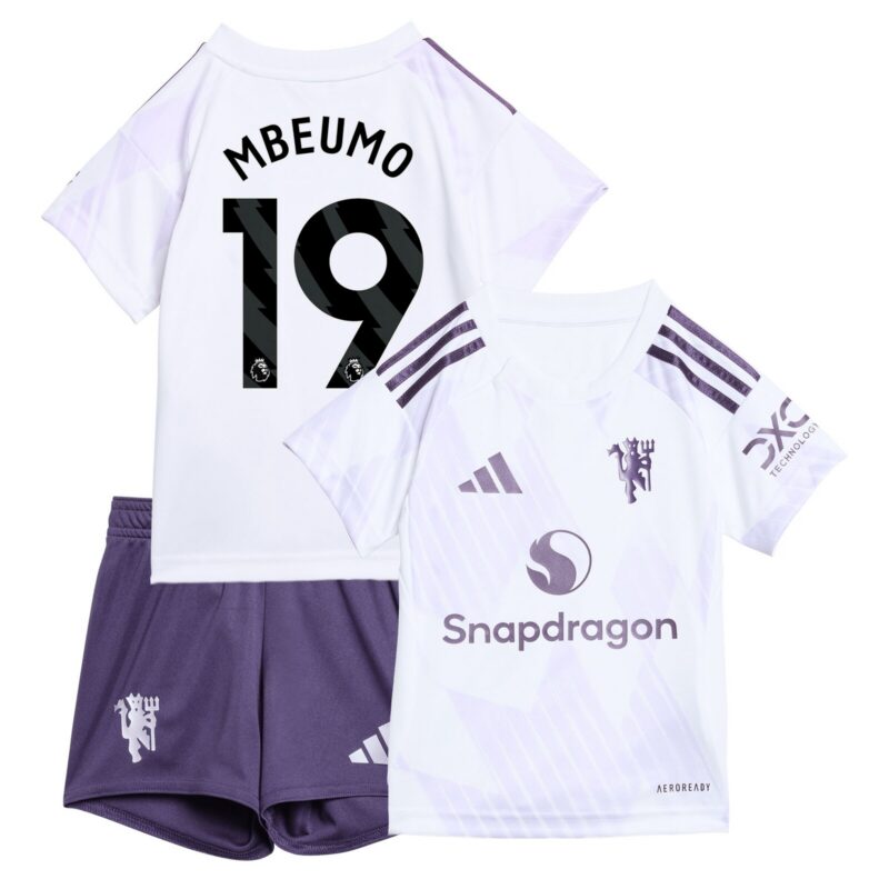 A2B image: manchester-united-adidas-away-babykit-2025-26-with-mbeumo-19-printing Manchester United adidas Away Babykit 2025-26 with Mbeumo 19 printing