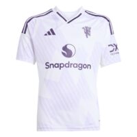 Manchester United adidas Away Shirt 2025-26 - Kids with Šeško 30 printing