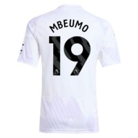 Manchester United adidas Away Shirt 2025-26 - Kids with Mbeumo 19 printing