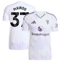 A2B image: manchester-united-adidas-away-shirt-2025-26-with-mainoo-37-printing Manchester United adidas Away Shirt 2025-26 with Mainoo 37 printing
