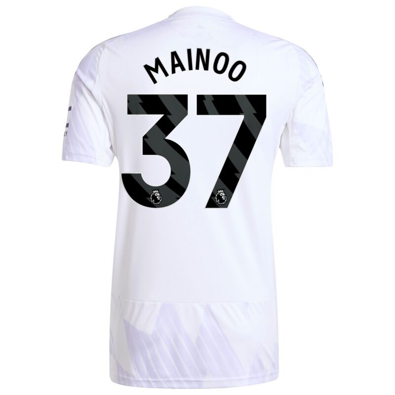 A2B image: manchester-united-adidas-away-shirt-2025-26-with-mainoo-37-printing Manchester United adidas Away Shirt 2025-26 with Mainoo 37 printing