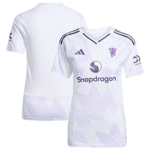 Manchester United adidas Away Replica Shirt 2025-26 - Womens