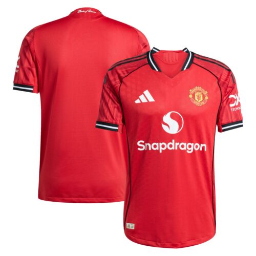 A2B image: manchester-united-adidas-home-authentic-shirt-2025-26 Manchester United adidas Home Authentic Shirt 2025-26