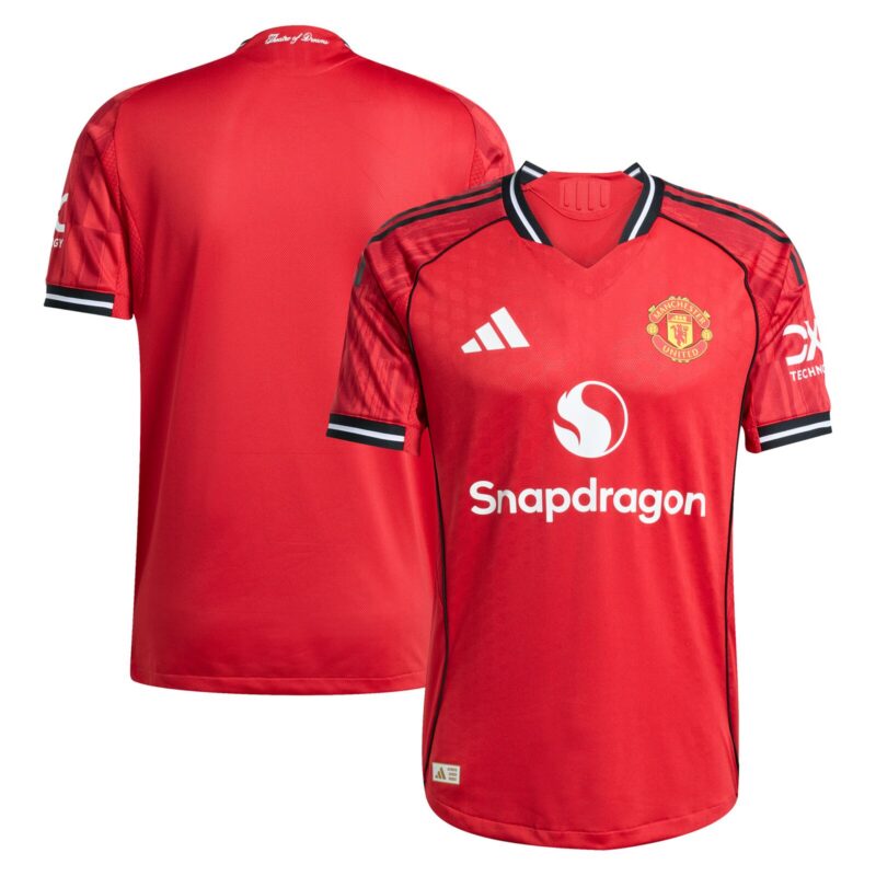 Manchester United adidas Home Authentic Shirt 2025-26