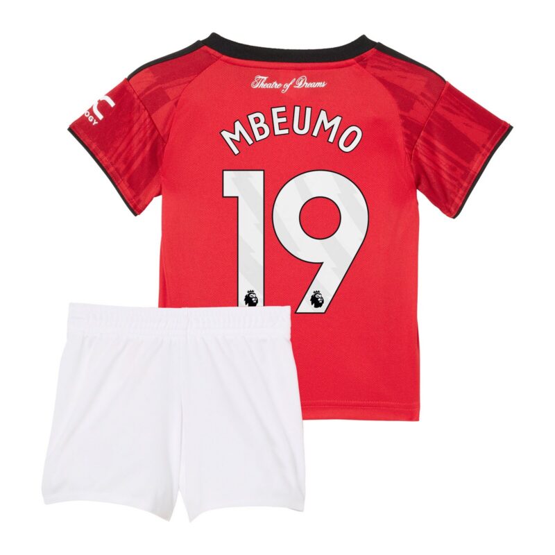 Manchester United adidas Home Babykit 2025-26 with Mbeumo 19 printing