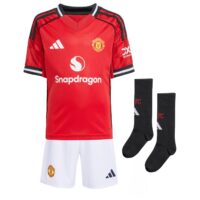 Manchester United adidas Home Minikit 2025-26 with Cunha 10 printing