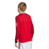 Manchester United adidas Home Replica Shirt 2025-26 - Kids - Long Sleeve